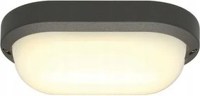 Homlokzati fali lámpa Led 11W 3000K Ovális Terang 200 Antracit Slv