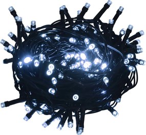 vidaXL 2000 hideg fehér LED-es kültéri/beltéri fényfüzér 200 m IP44