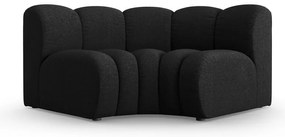 Antracitszürke zsenília kanapé modul (variálható sarok) Lupine – Micadoni