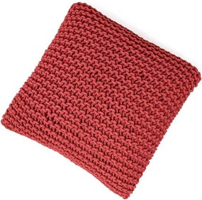 Piros kötött puff Knit – Bonami Essentials