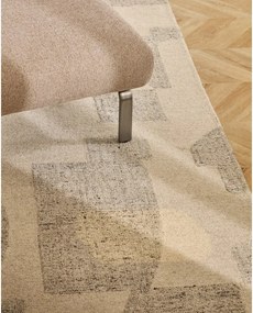 Világosbarna zsenília lábtartó Amsen – Kave Home