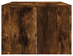 Füstös tölgy színű szerelt fa dohányzóasztal 102 x 50 x 36 cm