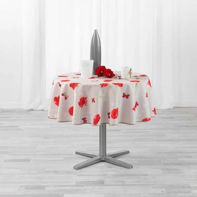 Asztalterítő ø 180 cm Sweet poppy – douceur d'intérieur