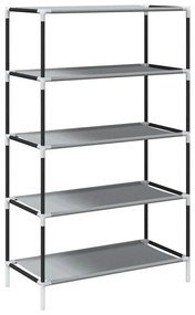 szürke nem szőtt szövetből cipőszekrény 60,5x30x97 cm