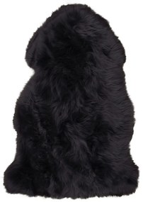 Báránybőr, fekete, 50x85 cm