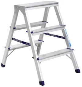 Alumet AD 7203 Alumínium kétoldalas lépcső, 2x 3fok, 60 cm