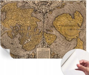 Divatos öntapadós tapéta Fali furnér Történelmi térképészet 152x104