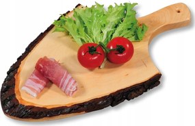 Konyhai vágó- és tálalódeszka Természetes égerfa nyéllel