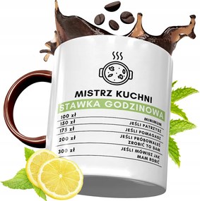 Bordó Bögre Szakácsnak Születésnapi Ajándék fényképes nyomattal