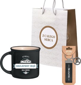 Ajándék Szett Neki Fiú Nap Bögre Kulcstartó Gravírozás A Férjnek