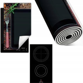 Indukciós Védőszőnyeg Konyhapult 30x52 Fa konyha