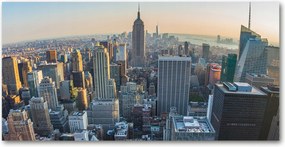 Fotó üvegkép Manhattan New York 140x70