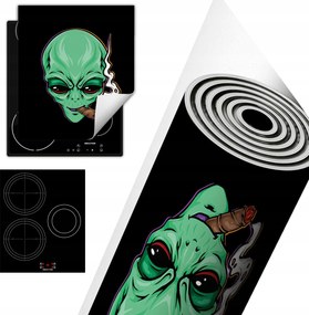 Tűzhelyvédő Szőnyeg Asztali Dekoráció 45x52 fekete Ufo