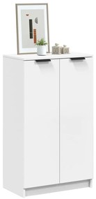 fehér szerelt fa cipősszekrény 59 x 35 x 100,5 cm