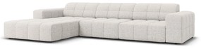 Világosszürke sarokkanapé (bal oldali) Chicago – Cosmopolitan Design