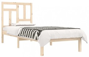 tömör fenyőfa ágykeret matrac nélkül 90 x 190 cm
