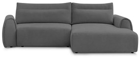 Szürke sarokkanapé Aden – Bobochic Paris