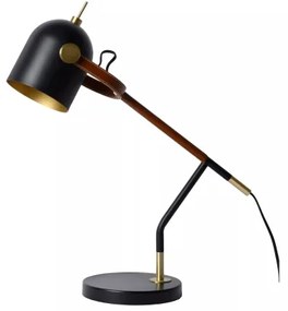 Lucide 05627/01/30 - Asztali lámpa WAYLON 1xE27/25W/230V fekete