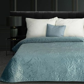 Salvia1 bársony ágytakaró Kék 280x260 cm