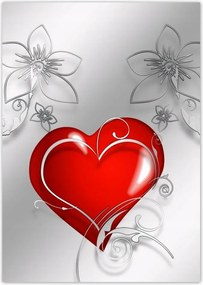 Poszterek A4 Pion Piros szív