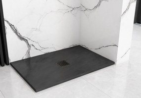 Kő zuhanytálca rea Black Rock 80x120
