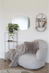 Torres acél polc kerekekkel, bézs, 3 polc 35x35x106 cm