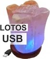 Usb sólámpa Lótusz himalájai só ionizátor