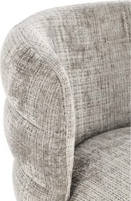 Szürke kárpitozott étkezőszék Ilma – Bizzotto