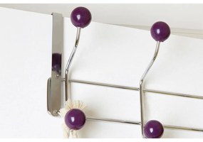 Borvörös-ezüstszínű fém ajtófogas 41 cm – Premier Housewares