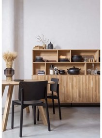 Tölgyfa étkezőasztal 130x130 cm Tablo – WOOOD