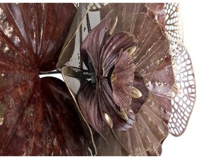 Flowery fali fémdekoráció, 118 x 58 cm - Mauro Ferretti