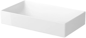 Cersanit Inverto mosdótál 60x35 cm négyszögletes fehér K671-008