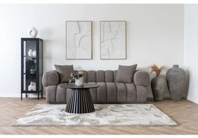 Brisbane keskeny vitrin, 1 üvegajtó, acél, fekete 40x35x140 cm