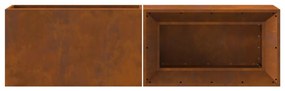 Tűzrakó Barna 160 x 45 x 35 cm időjárásálló acél