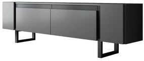 TV szekrény Yildiz - Anthracite, Black
