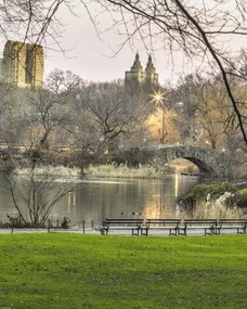 Poszter 40x50cm Központi park Manhattan panorámával 5, Assaf Frank