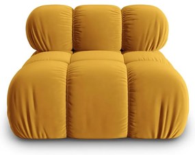 Sárga bársony kanapé modul (középső rész) Bellis – Micadoni Home