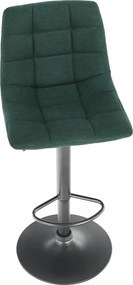 Bárszék, zöld/fekete, LAHELA