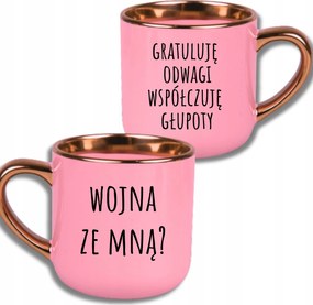 Bögre Rózsaszín Elegáns Nagy Vicces Ajándék Háború Velem