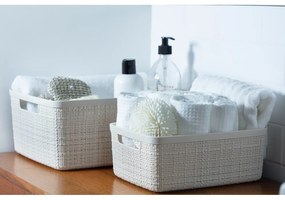 Tároló műanyag tárolókosár Jute – Curver