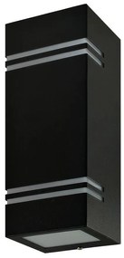 Kobi Kültéri fali lámpa QUAZAR7 2xGU10/11W/230V IP44 fekete KTLOQZ7CZ