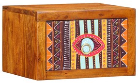 Éjjeli szekrények 2 db 35x30x22 cm Tömör akácfából