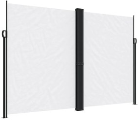 fehér behúzható oldalsó napellenző 220 x 1000 cm