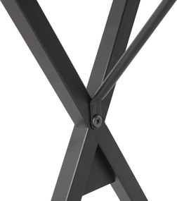 Számítógépasztal, tölgy/fekete, OFIS