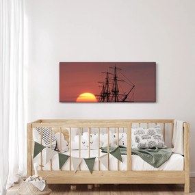 Kép - Középkori hajó (120x50 cm)