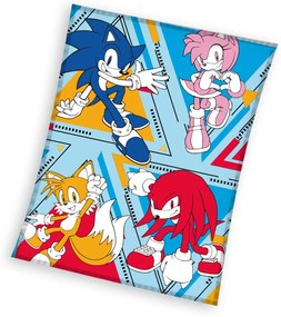 Sonic a sündisznó Speedstorm coral fleece polár takaró 130x170cm