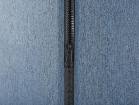 Kék paraván három panellel 184 x 184 cm STANDI Beliani