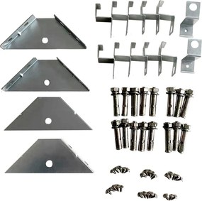 Rögzítő szett kerti szerszámtároló házakhoz