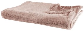 Rózsaszín ágytakaró 150 x 200 cm CHAAB Beliani