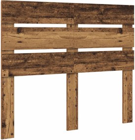 vidaXL Fejtámla Öreg fa 120 cm Faanyag